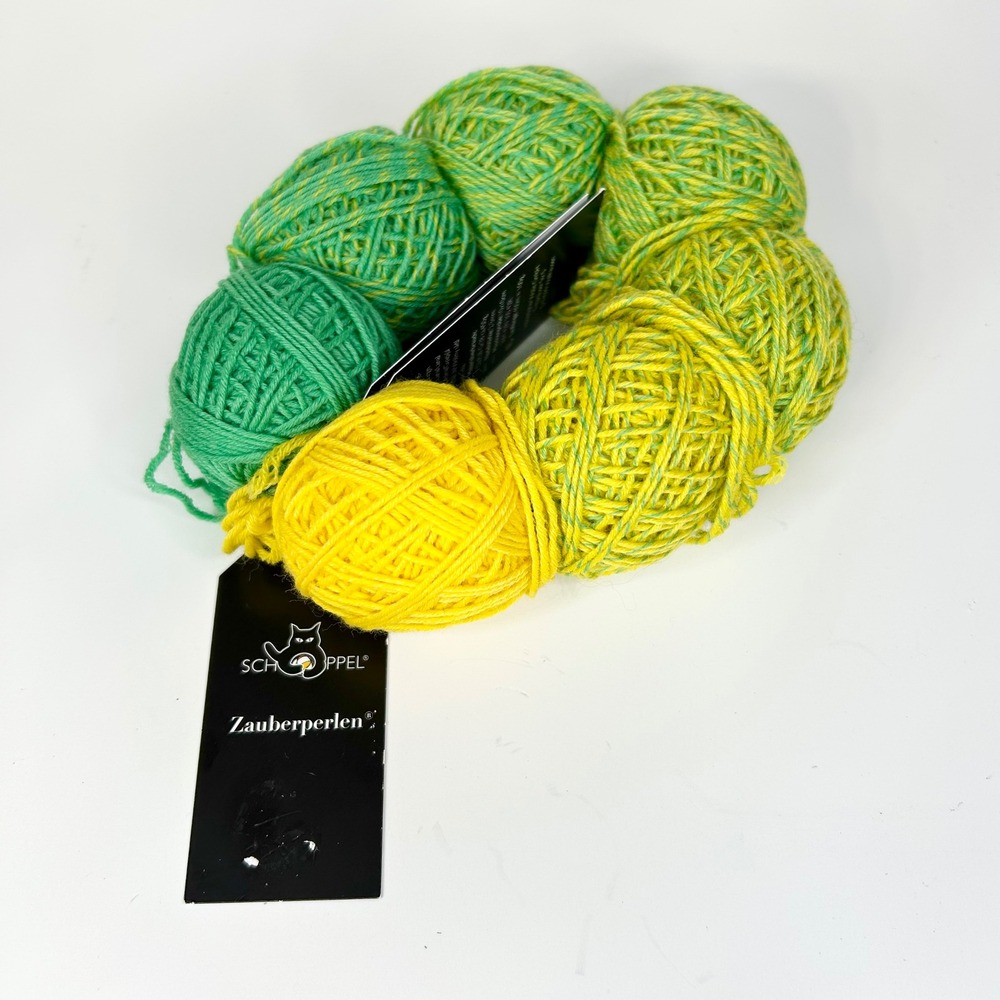 SCHOPPEL Zauberperlen (Magic Beads) 100% Virgin Wool Yarn 100g 7 Ball Gradient